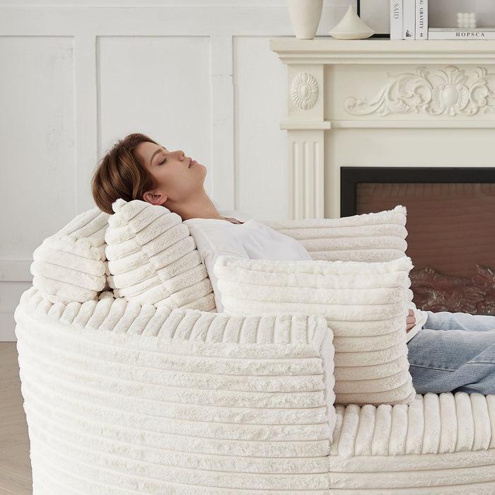 Swivel Chair With 360° Rotation For Living Room