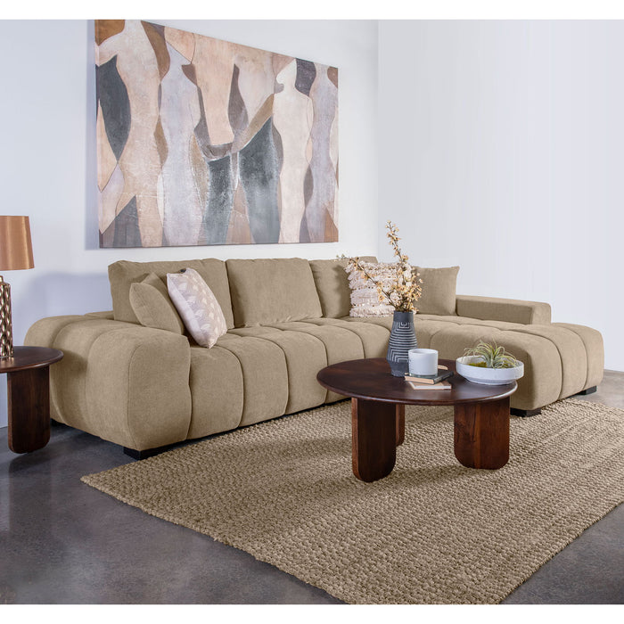 Plather - Sectional Chaise Sofa