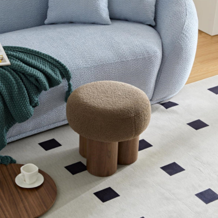 Versatile Mushroom Stool With Cushion