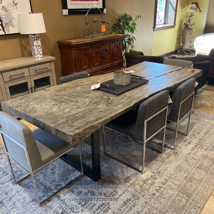 Grey Live Edge DR Tbl