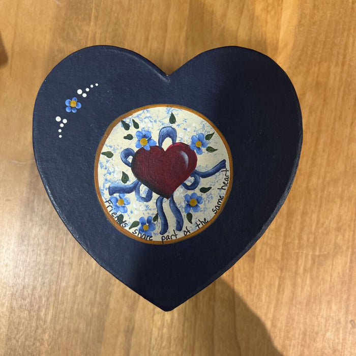 Blue Floral Container