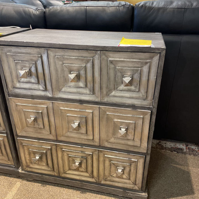 Grey 3 Drawer Chest