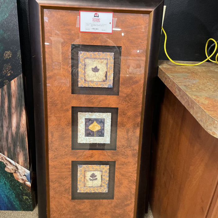 Framed Leaf Art