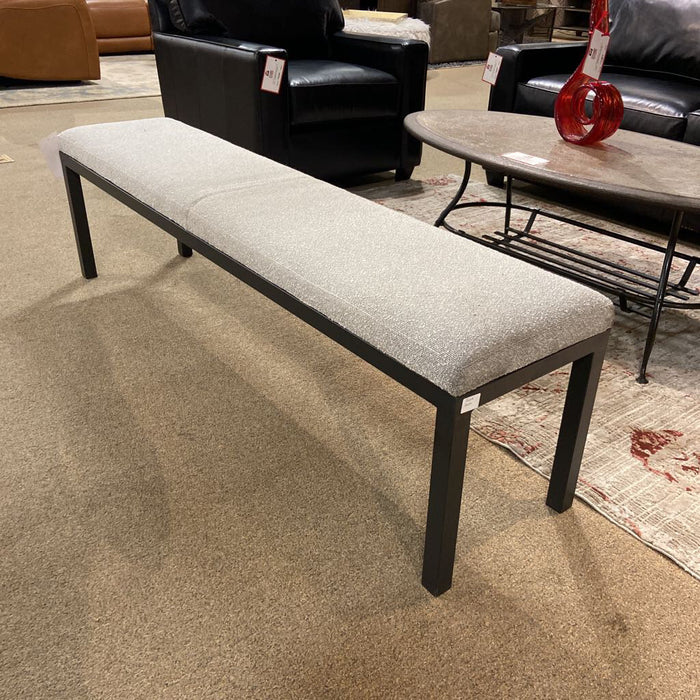 Grey Fabric Bench (BLH)