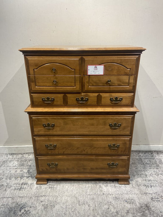 Oak Tallboy Dresser