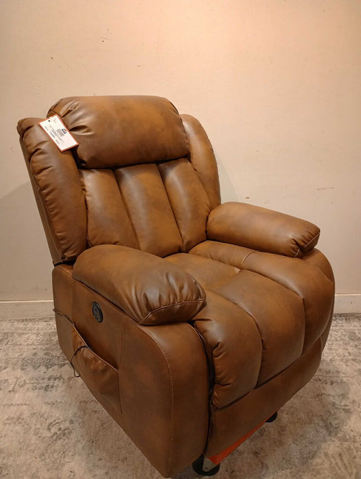 Brown Leather Recliner