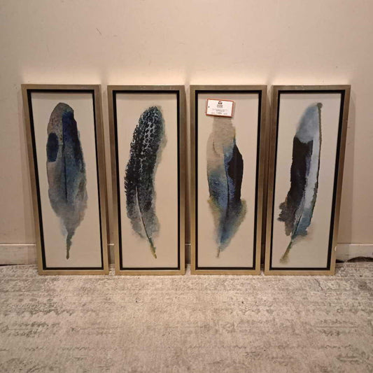 S/4 15 x 39' Feather Paintings (LTH)