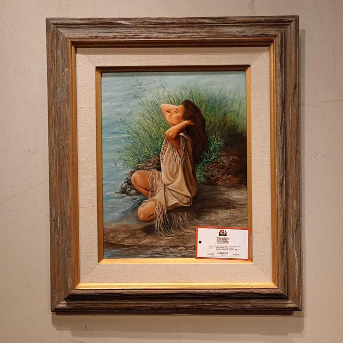 Native Girl + Proud + Majestic Frame" (ML)