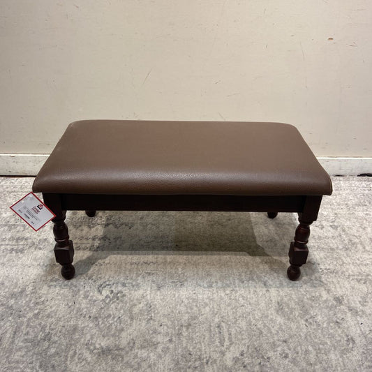 Leather Top DW Bench (CI)