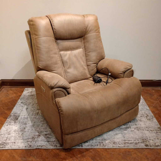 Brown Leather Recliner (AKH)