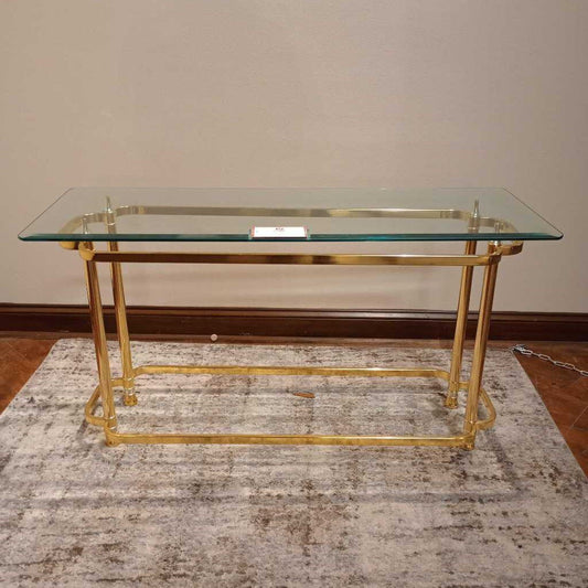 GT Sofa Table + Gold Base (CI)