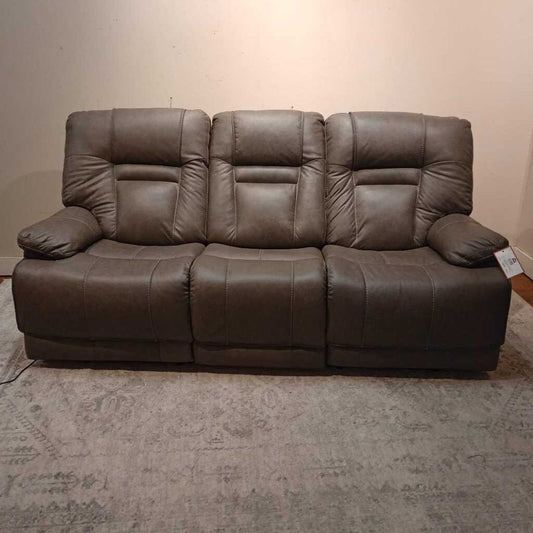 Grey Electric Reclining Sofa (BCHH)