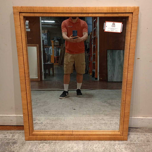 Medium - Sized Wicker Mirror (BIH)