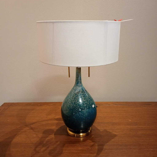 Blue Glass Table Lamp (BBK)