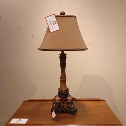 Bronze Elephant Lamp (CI)