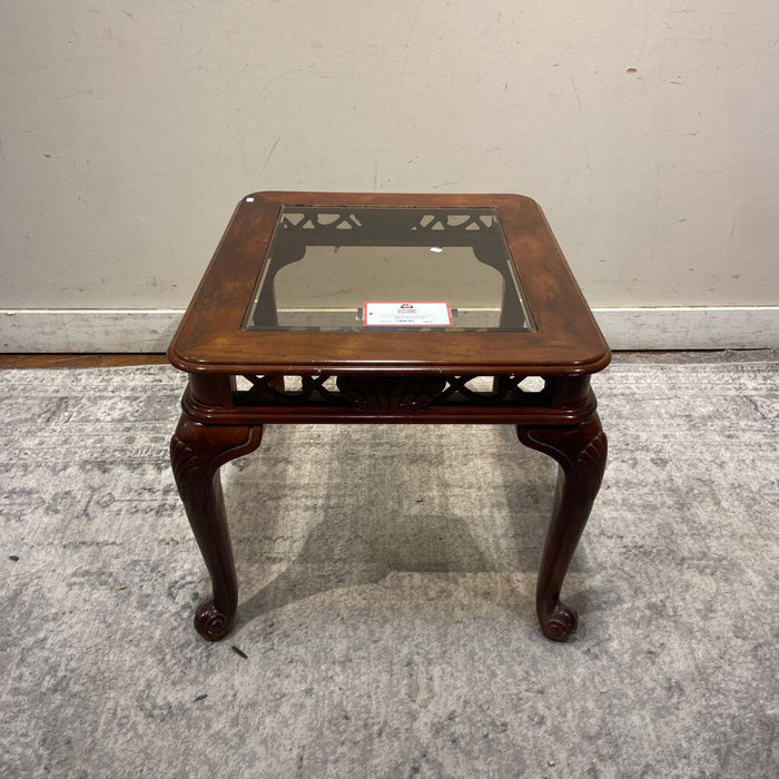 DW End Table w/ Glass Insert (CI)