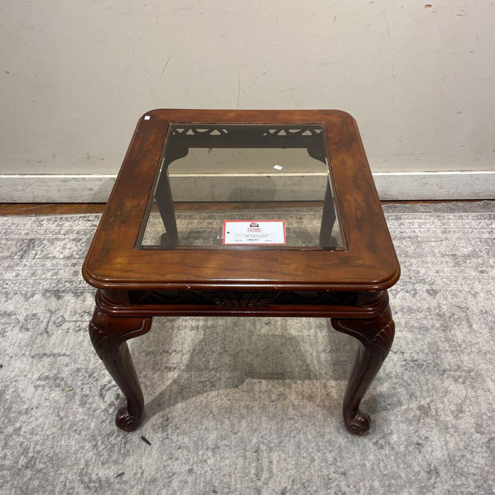 DW End Table w/ Glass Insert (CI)