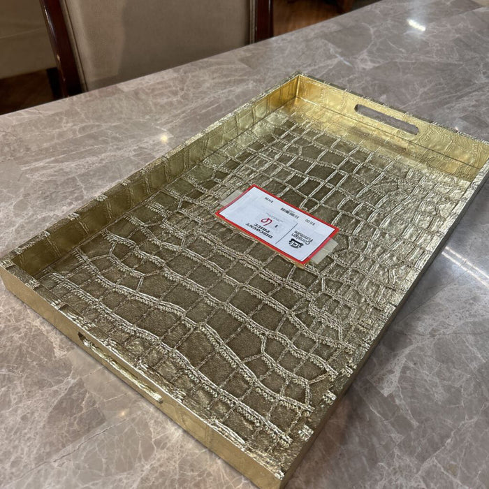 Gold Alligator Tray