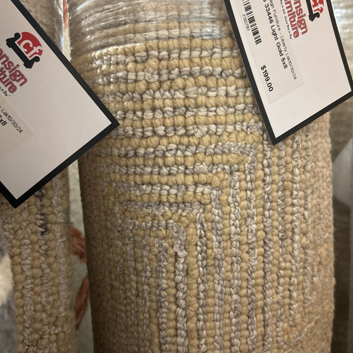 33446 Light Gold 5x8