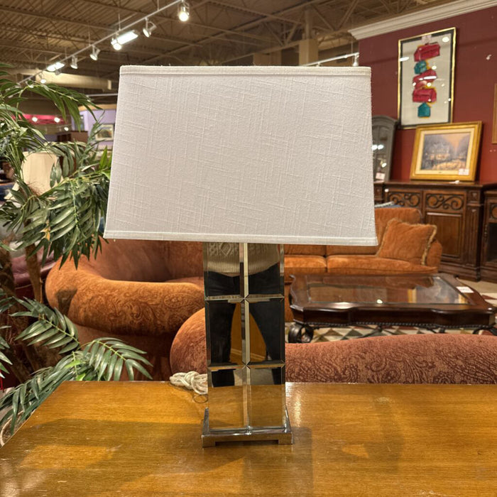 Tall Mirrored Table Lamp (SH)