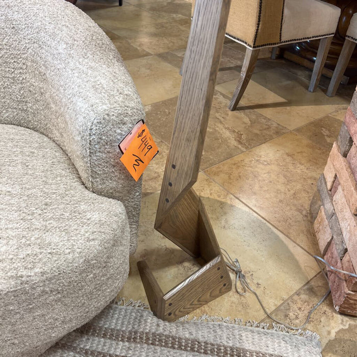 Oak Floor Lamp