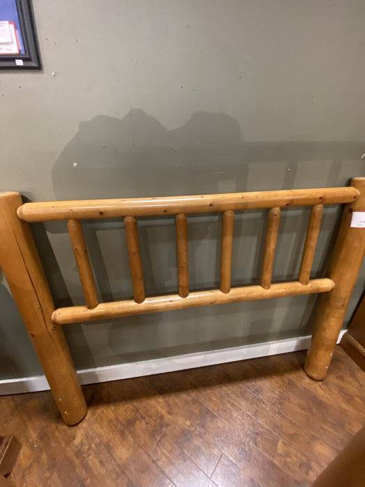 Log Queen Headboard