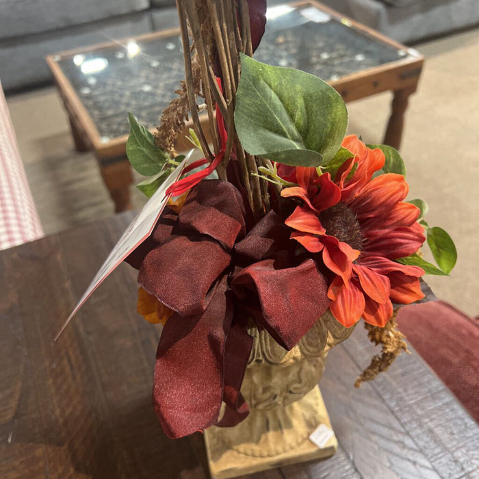 Cream Pot Floral Arrangement