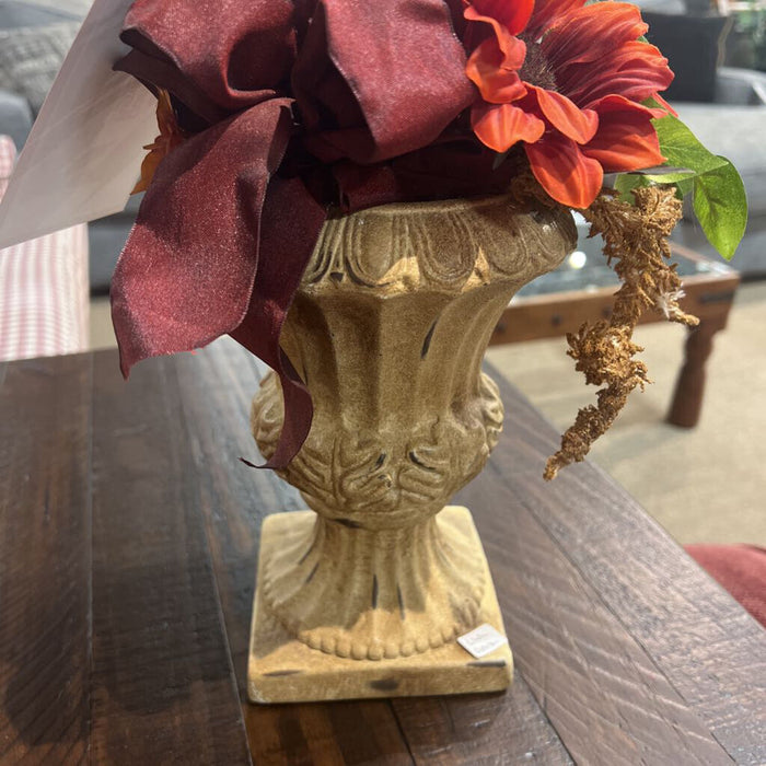 Cream Pot Floral Arrangement