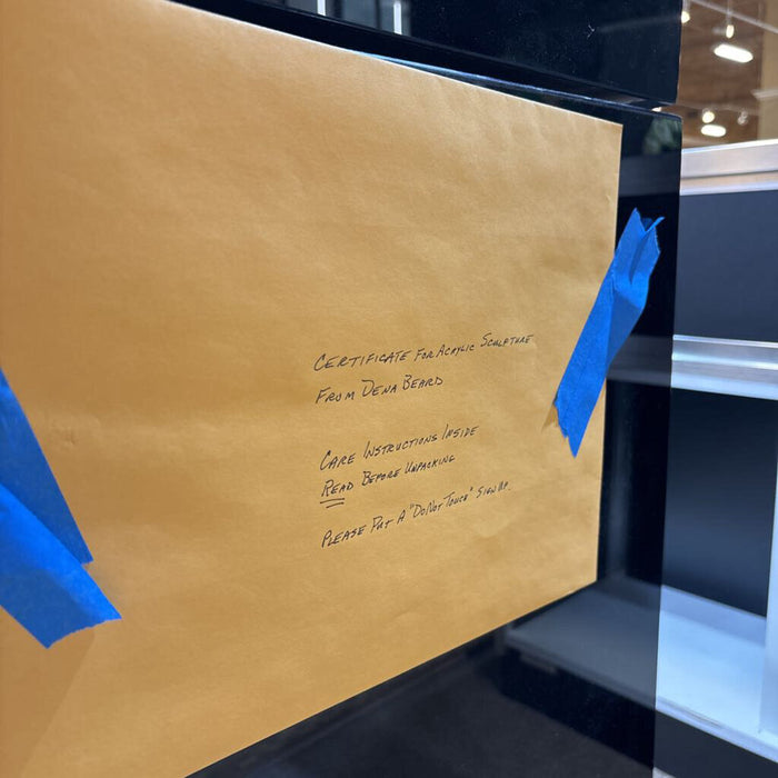 Acrylic Statue W/ Light Stand