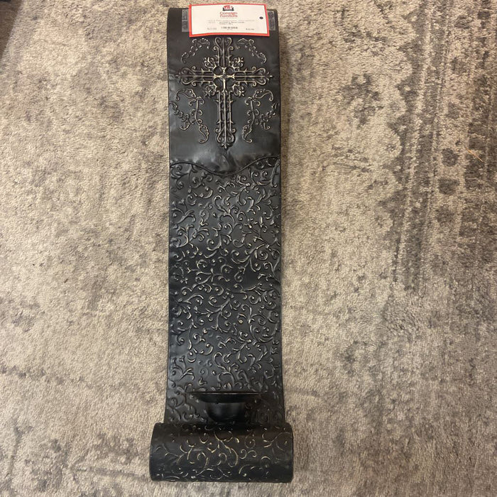 Metal Candle Holders W/ Grass Shrouds