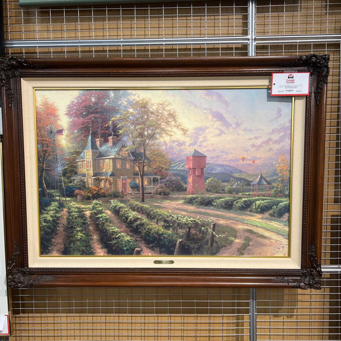 LG Thomas Kinkade Original - Abundent Harvest : Napa Valley Collection I
