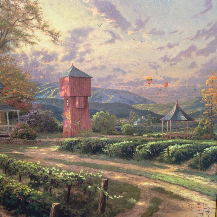 LG Thomas Kinkade Original - Abundent Harvest : Napa Valley Collection I