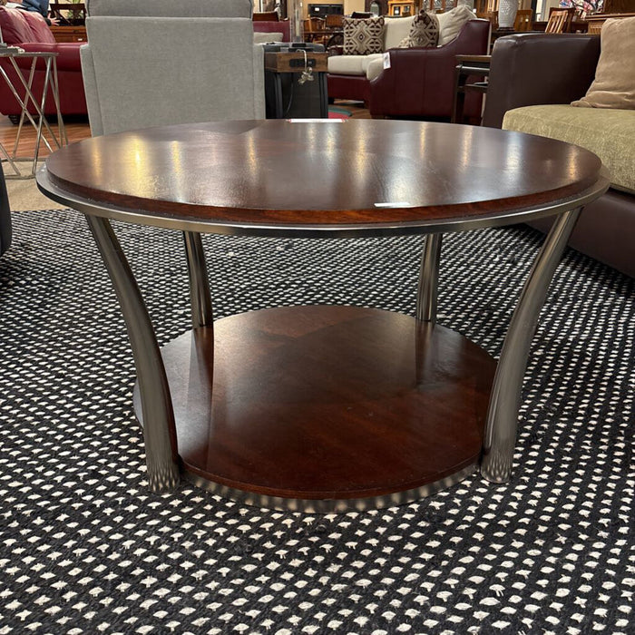 DW + Silver Trim Coffee Table (TL)