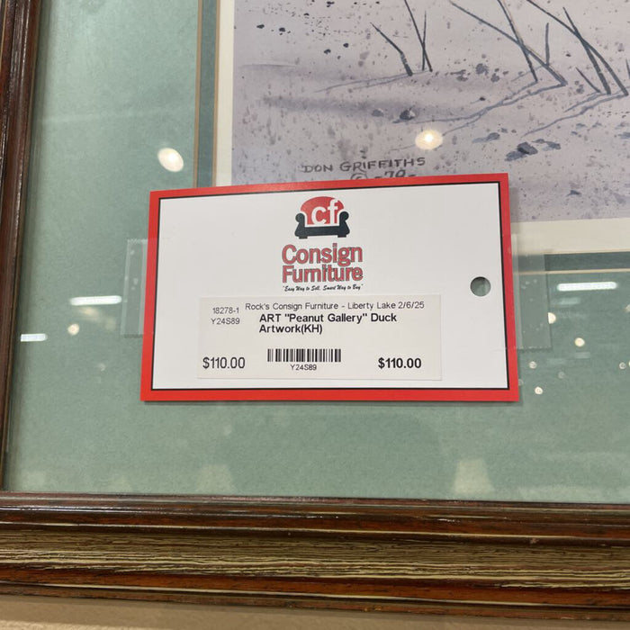 "Peanut Gallery" Duck Artwork(KH)