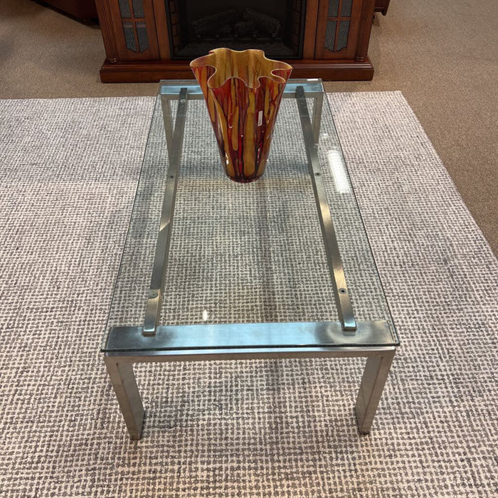 GT Silver Base Cocktail Table