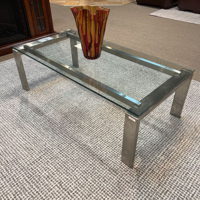 GT Silver Base Cocktail Table