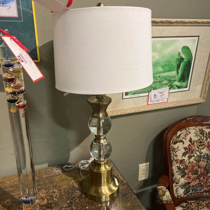 Round Glass Ball Table Lamp