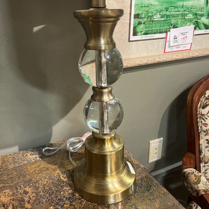 Round Glass Ball Table Lamp