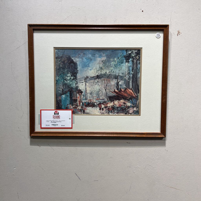Street Scene Paris Artwork(BK)
