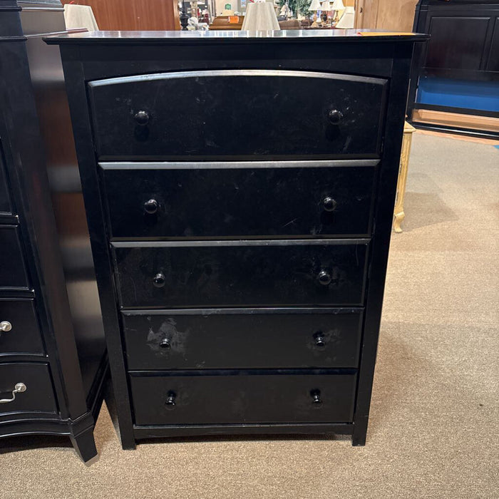 Tallboy Black Dresser (BLH)