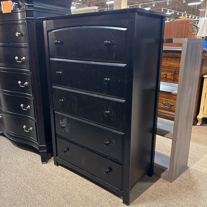 Tallboy Black Dresser (BLH)