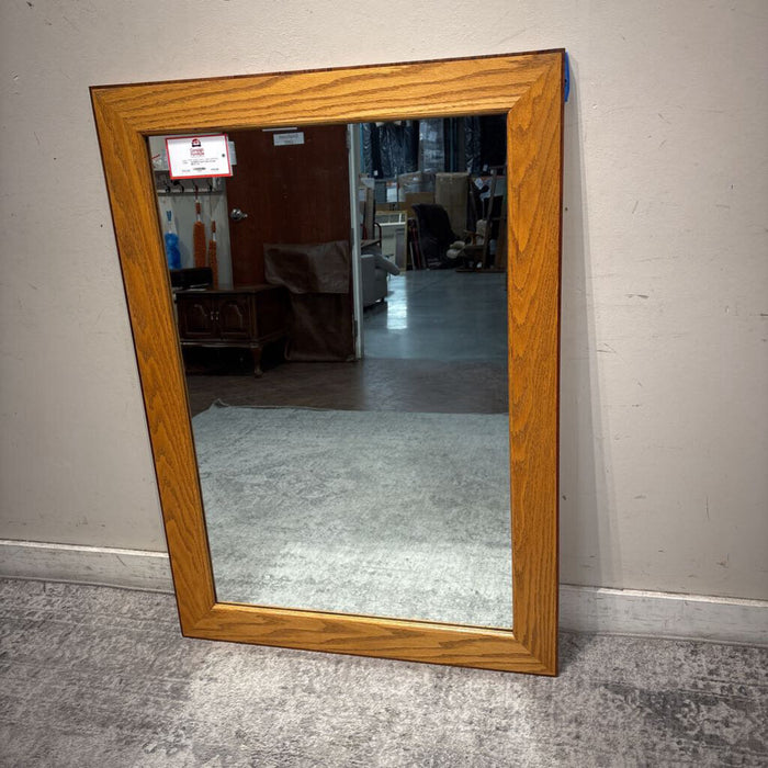 Oak Frame Accent Mirror (TL)
