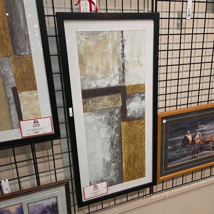 Black Abstract Frame Artwork (AS)