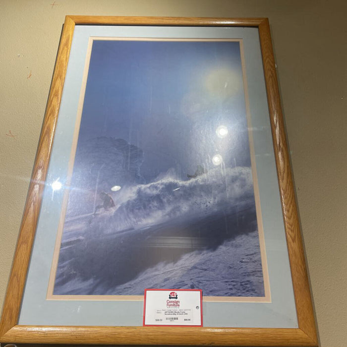 Blonde Frame Snowboarding Artwork (AS)