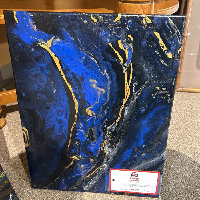 Small Gold + Black Canvas (AH)