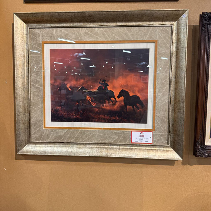 Gold Frame Rodeo Artwork (BBK)