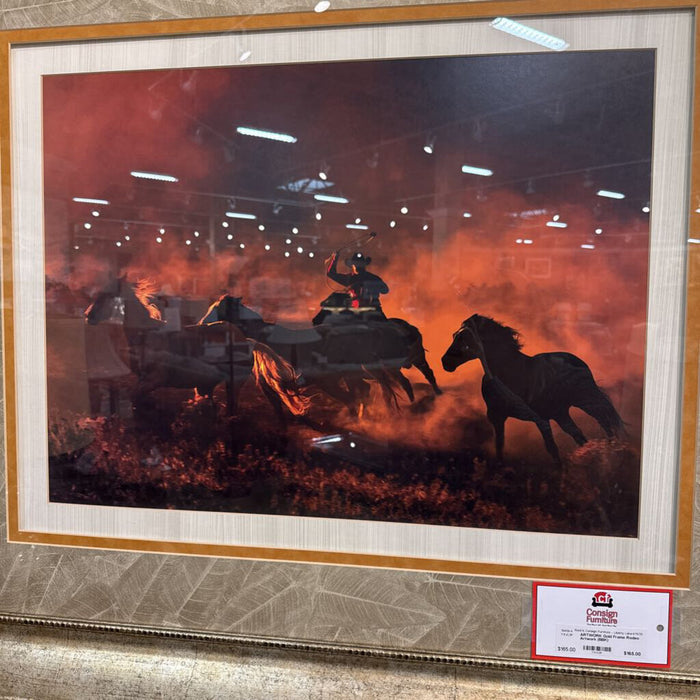 Gold Frame Rodeo Artwork (BBK)
