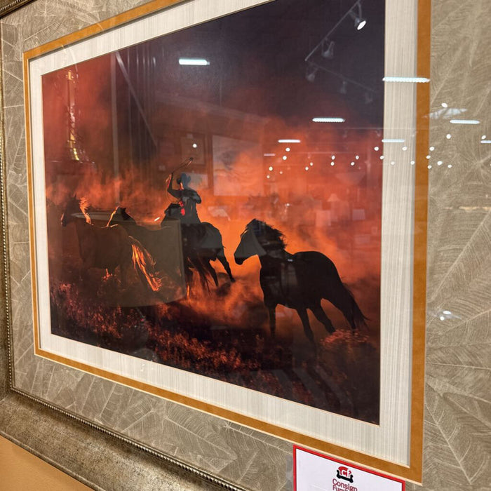 Gold Frame Rodeo Artwork (BBK)