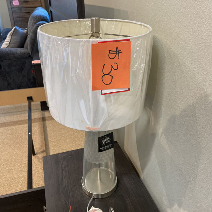 Powdered/Textured Glass Lamp (LC)