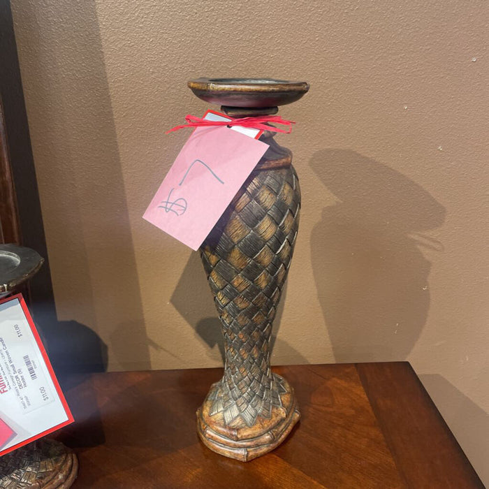 Medium Woven Candle Holder (S)